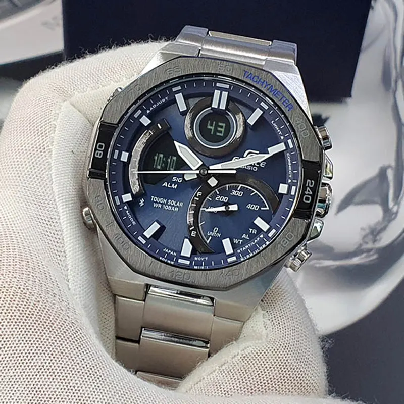 Casio Edifice Men’s Watch Tough Solar Bluetooth High-performance | ECB-950DB-2A